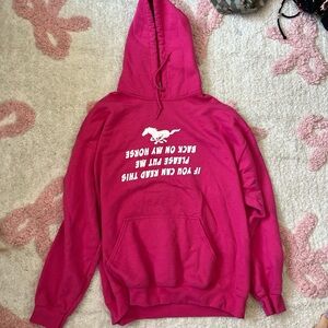 Pink Graphic Hoodie
